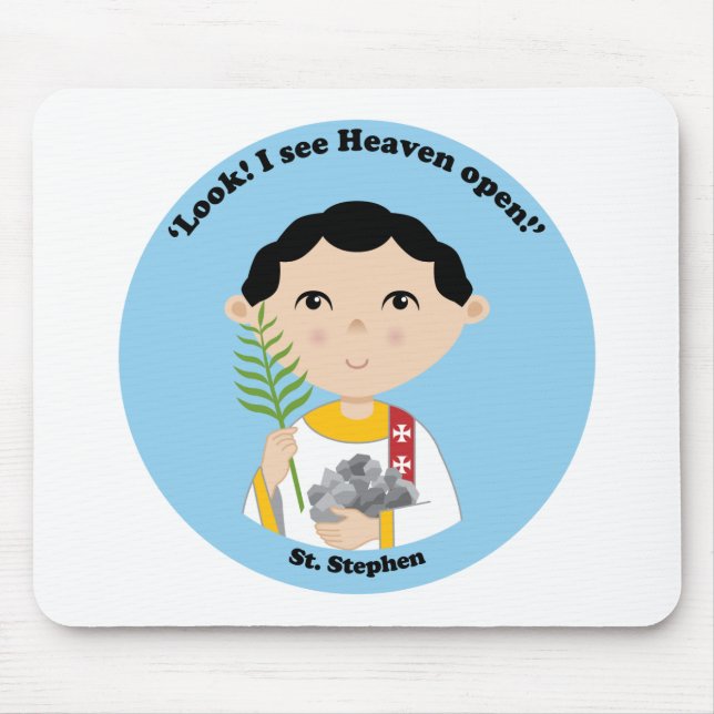 St. Stephen Mouse Mat (Front)