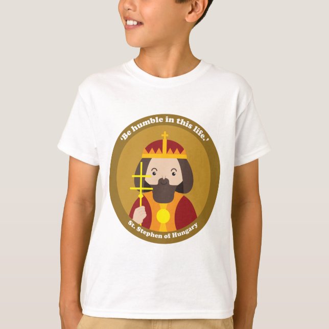 St. Stephen of Hungary T-Shirt (Front)