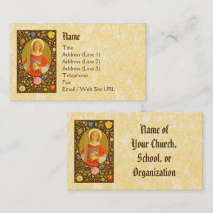 St. Stephen the ProtoMartyr (PM 08) Standard Business Card