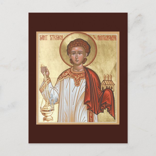 St. Stephen the Protomartyr Prayer Card (Front)