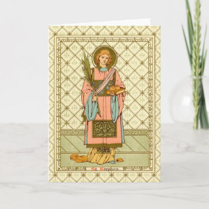 St. Stephen the ProtoMartyr (RLS17) Blank Greeting Card