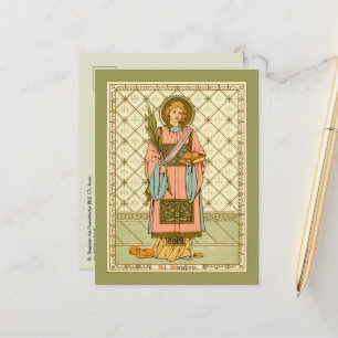 St. Stephen the ProtoMartyr (RLS 17) Postcard
