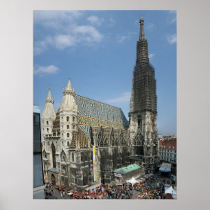 St. Stephen's Cathedral, Vienna Austria Poster