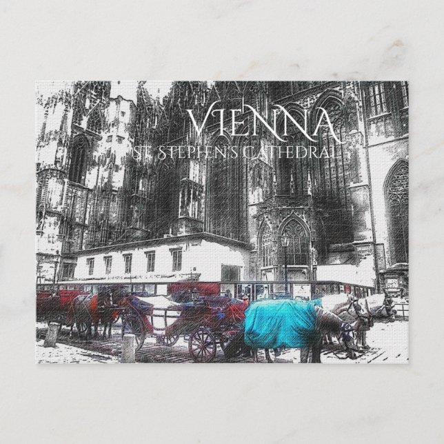 St. Stephen's Cathedral, Vienna Postcard (Front)