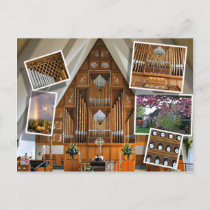 St Stephen's Church, Seattle, montage Postcard