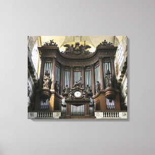 St Sulpice organ Canvas Print