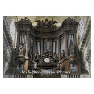 St Sulpice pipe organ cutting board