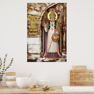 St. Swithin and the Broken Eggs Lesson Poster