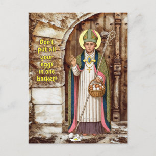 St. Swithin & the Broken Eggs Lesson Postcard