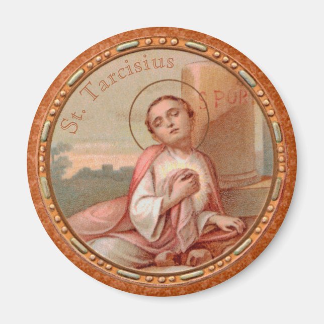 St. Tarcisius of Rome Roundel (BF 004) Magnet (Front)