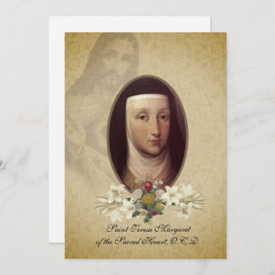 St. Teresa Margaret Redi of the Sacred Heart Card