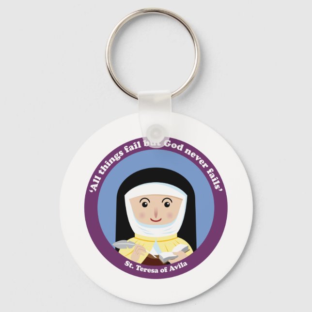 St. Teresa of Avila Key Ring (Front)