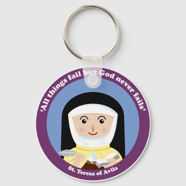 St. Teresa of Avila Key Ring (Front)