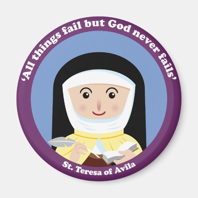 St. Teresa of Avila Magnet (Front)