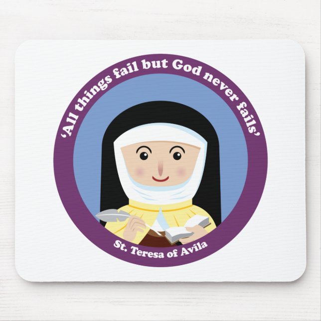 St. Teresa of Avila Mouse Mat (Front)