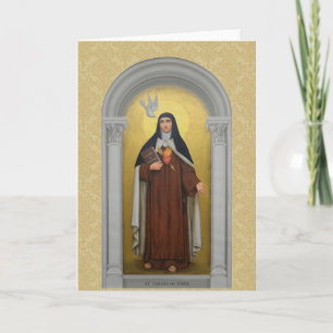 St. Teresa of Avila (of Jesus) Carmelite Card