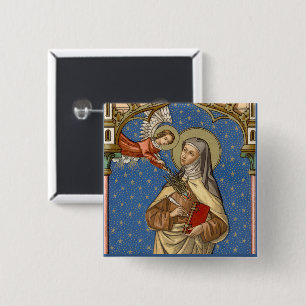 St. Teresa of Avila (SAU 28) 15 Cm Square Badge