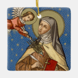 St. Teresa of Avila (SAU 28) Ceramic Ornament