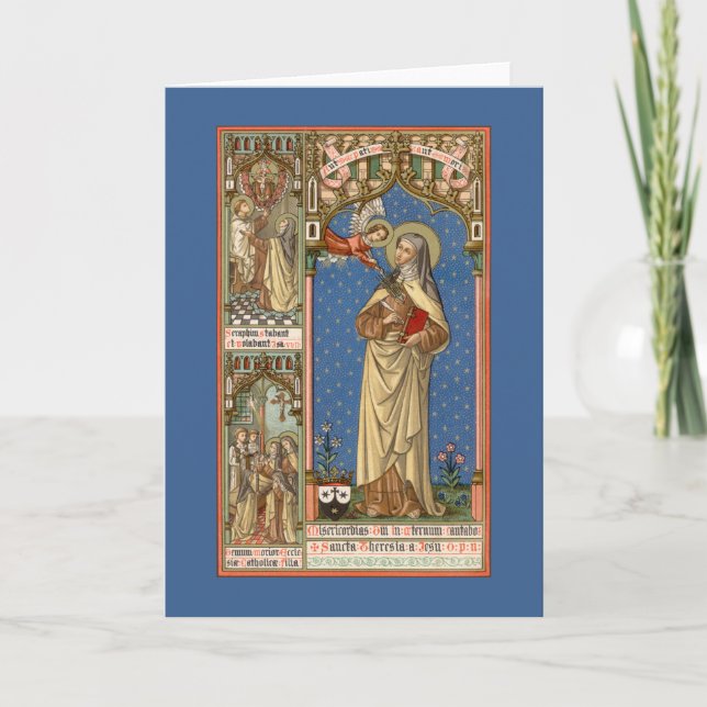 St. Teresa of Avila (SAU 28) Greeting Card (Front)