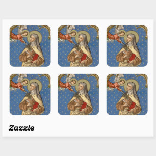 St. Teresa of Avila (SAU 28) Square Sticker