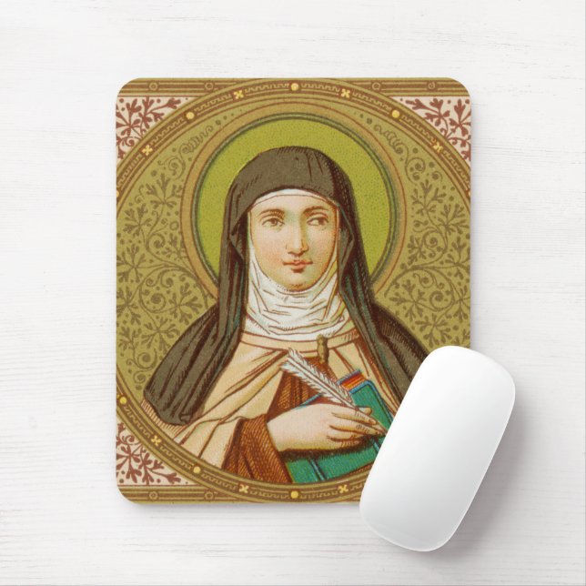 St. Teresa of Avila (SNV 27) (SquareImage) Vert Mouse Mat (With Mouse)
