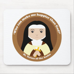 St. Teresa of the Andes Mouse Mat