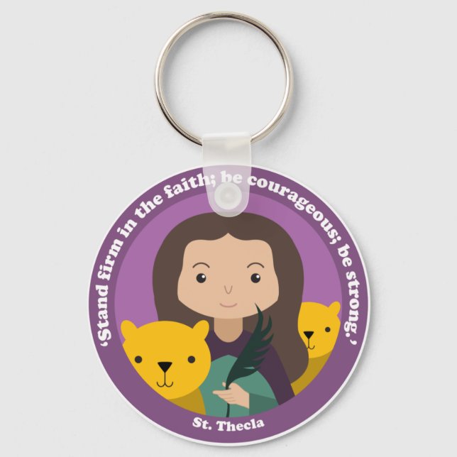 St. Thecla Key Ring (Front)