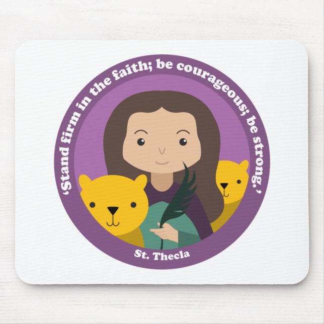 St. Thecla Mouse Mat (Front)