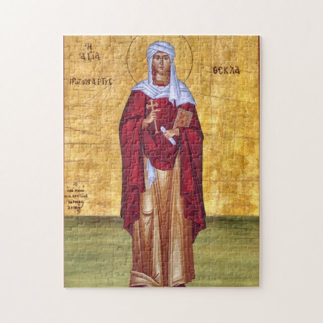 St. Thekla Orthodox Christian Icon Jigsaw Puzzle (Vertical)