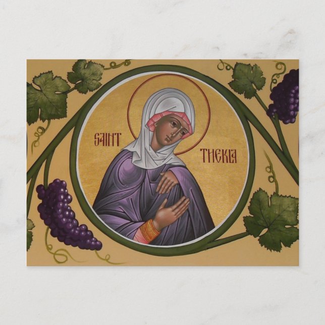 St. Thekla Prayer Card (Front)