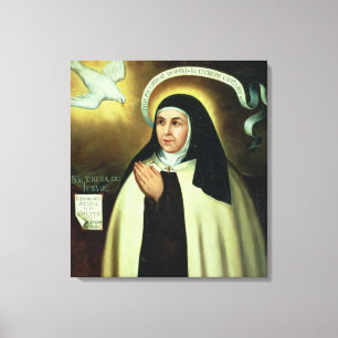 St. Theresa of Avila  1570 Canvas Print