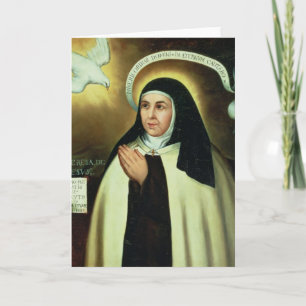 St. Theresa of Avila 1570 Card
