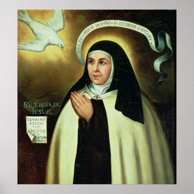 St. Theresa of Avila  1570 Poster (Front)