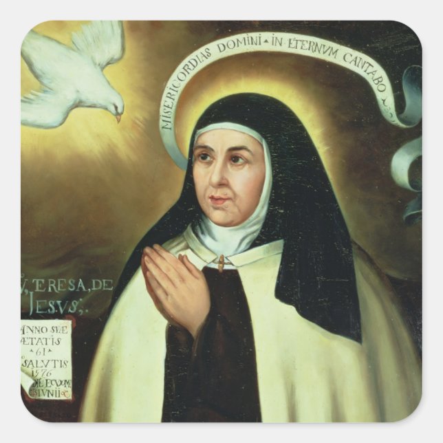 St. Theresa of Avila  1570 Square Sticker (Front)
