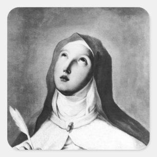 St. Theresa of Avila Square Sticker