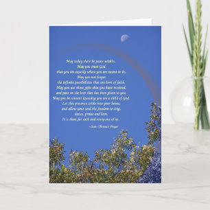 St Theresa's Prayer Card
