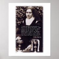 St Therese and The Holy Eucharist.