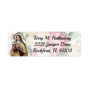St. Therese Catholic Religious Roses Carmelite