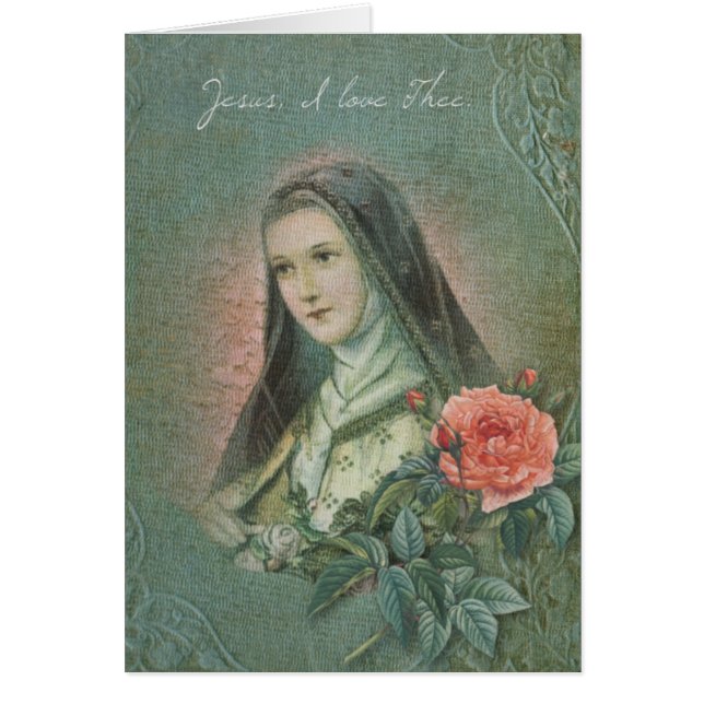 St. Therese Child Jesus Roses Religious Prayer (Front)