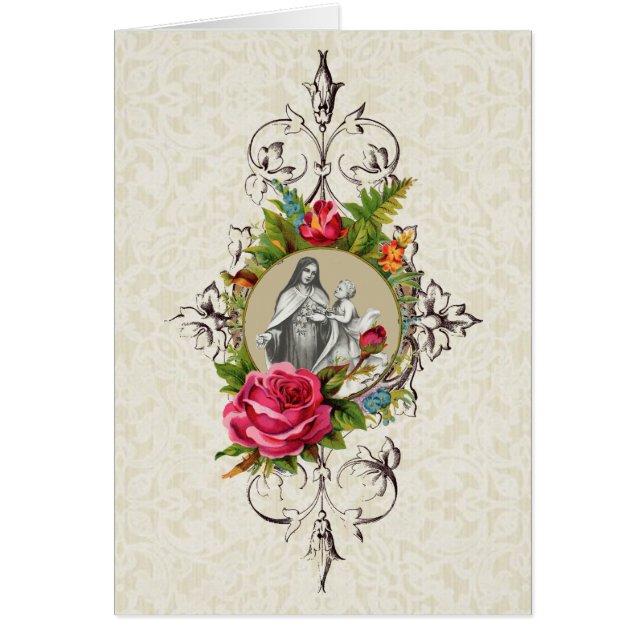 St. Therese Child Jesus Roses Religious Prayer (Front)