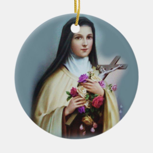 St. Therese Christmas Ornament (Front)