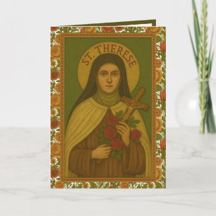 St. Thérèse Friend It Is Love Alone That Counts Card