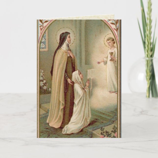 St. Therese Holy Communion Card (Front)
