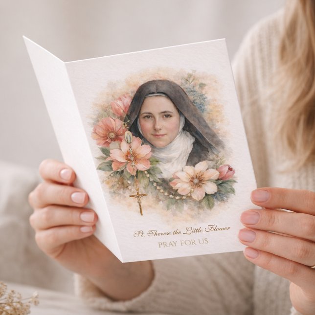 St. Thérèse Holy Rosary “Everything is Grace” Card (Creator Uploaded)