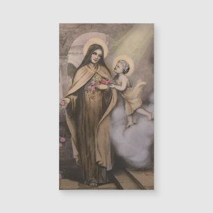 St. Therese Magnetic Holy Card (Pack of 25)