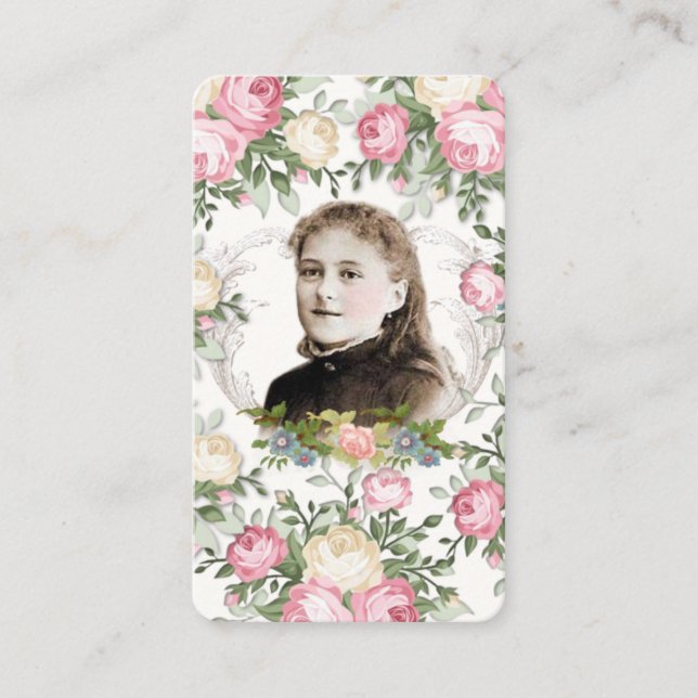 St. Therese of Child Jesus Prayer Novena Catholic  Place Card (Front)