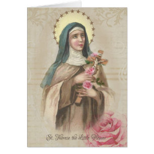 St. Therese of Child Jesus Roses Vintage Religious