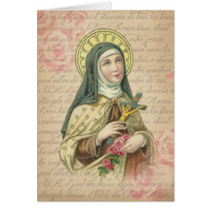 St. Therese of Child Jesus Roses Vintage Religious