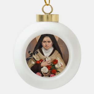 St.Therese of Lisieux Christmas Ornament