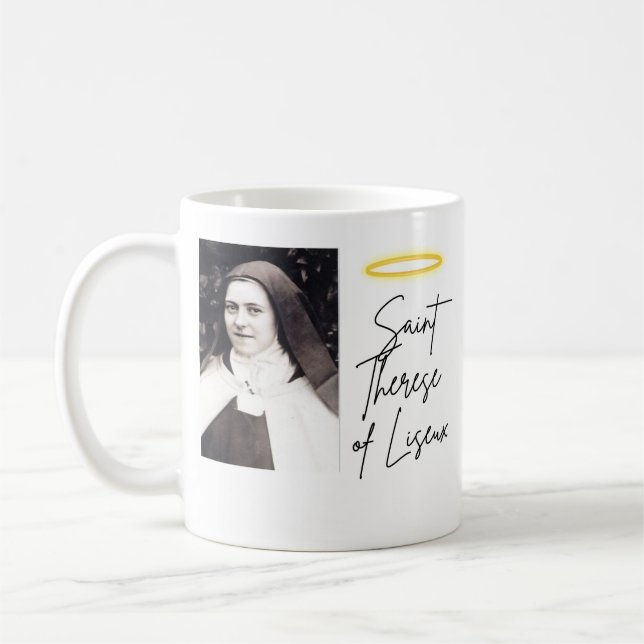 St. Therese of Lisieux Coffee Mug (Left)